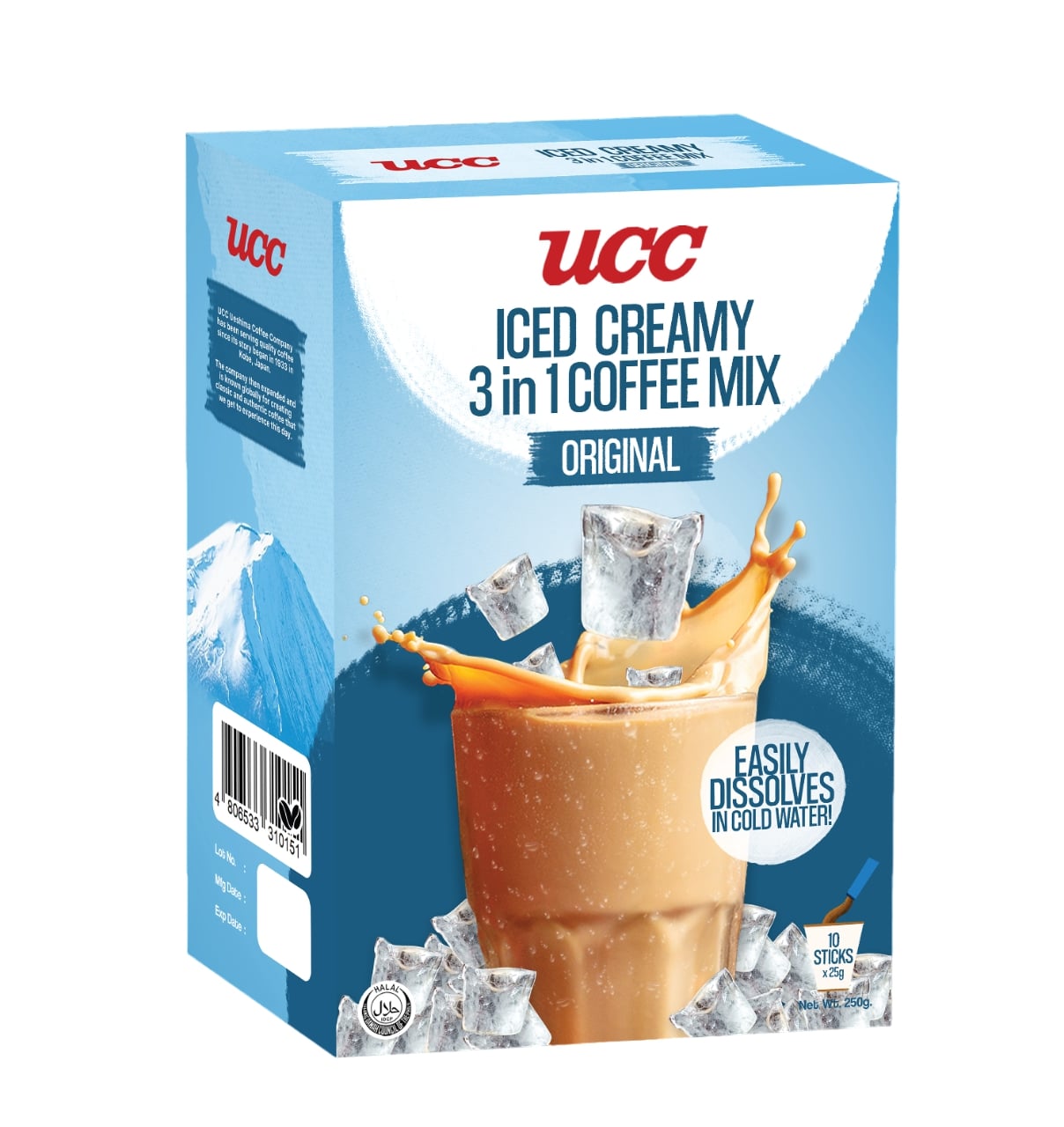 UCC Iced Coffee Creamy Original – 10x25g | Authentic Japanese Coffee