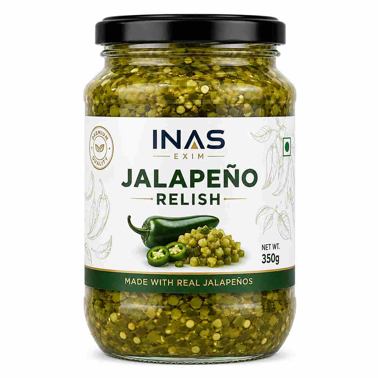 Jalapeno Relish | Premium Green Pepper Relish for Retail & Food Service – Available in 350g, 500g, 1kg & 2.8kg
