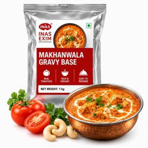 Makhanwala Gravy Base 1kg ready-to-use Indian curry sauce with rich, creamy texture for food service, wholesale supply and private label solutions.